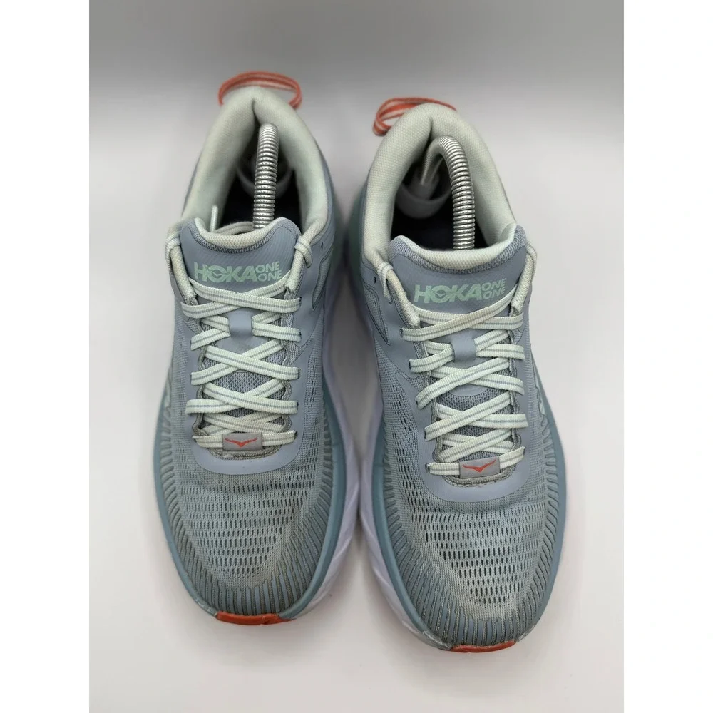 Hoka One One Bondi 7 Real Teal Outer‎ Space Women's Shoes 1110519 RTOS Size 9.5